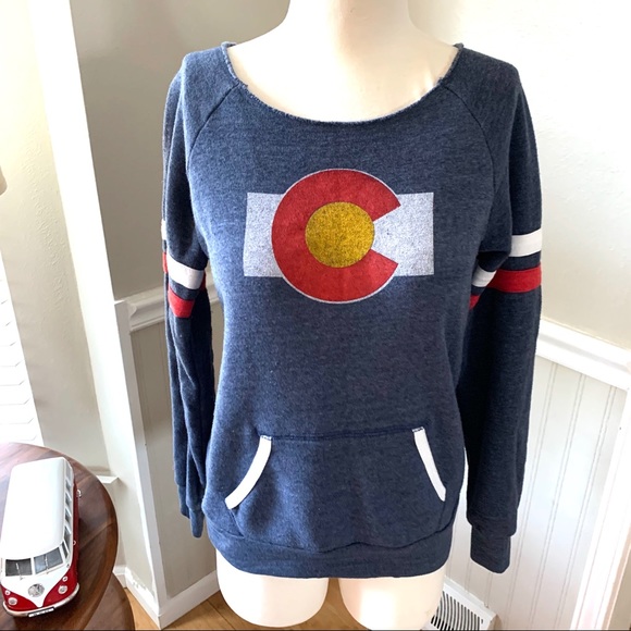 Alternative Apparel Tops - Colorado State crew neck soft sweatshirt size med